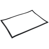 A black rectangular rubber door gasket, model E-KBB903BG by Empura Refrigeration, is shown on a white background. It has slightly uneven sides and rounded corners, creating a flexible, simple frame-like shape.