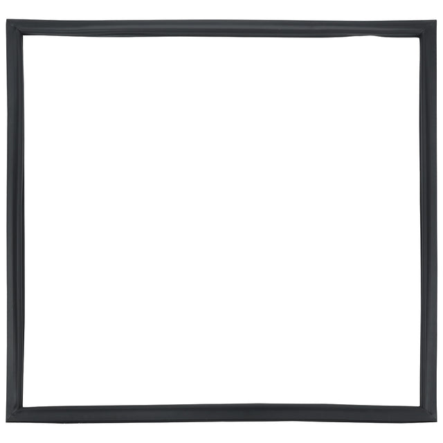 A simple, empty black rectangular picture frame with slightly uneven edges, centered on a plain white background—much like the clean design of an Empura Refrigeration E-KSP60 Door Gasket, it features no visible decorations or contents inside.