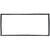 A simple rectangular black frame with slightly uneven, hand-drawn lines. The inside of the frame is empty and white, reminiscent of a door gasket used in Empura Refrigeration, making the border stand out against the background.