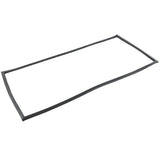 A thin, black, rectangular rubber door gasket is shown against a white background. The flexible frame, likely an Empura Refrigeration part, has slightly curved edges and appears designed to fit around the perimeter of a flat surface.