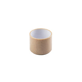 A small, cylindrical cup with an unglazed, beige, textured exterior and a smooth, white interior. Dishwasher safe and stackable, this minimalist piece is ideal for tea or espresso—combining both style and function in your daily ritual.