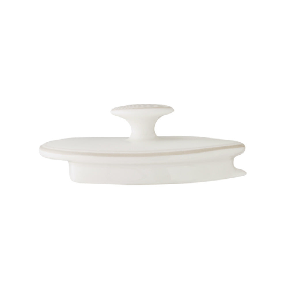 Steelite 82122AND0337L 2 Cup Teapot Lid 3.875" X 2.375" X 1.375" Oval