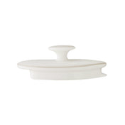 Steelite 82122AND0337L 2 Cup Teapot Lid 3.875" X 2.375" X 1.375" Oval