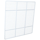 A white metal wire rack or Right Shelf is shown standing upright. The grid consists of evenly spaced horizontal and vertical bars, forming rectangular openings. This clean, simple shelf suits Empura Refrigeration models like E-KBB903B, with no background distractions.