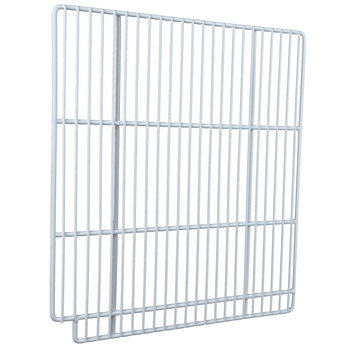 A metal wire Right Shelf rack with a rectangular shape, featuring evenly spaced bars in a grid pattern. The rack is coated in a smooth, white finish and appears ideal for storage or shelving, compatible with Empura Refrigeration units and Empura Parts.