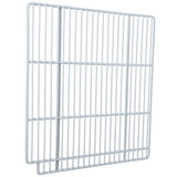 A metal wire Right Shelf rack with a rectangular shape, featuring evenly spaced bars in a grid pattern. The rack is coated in a smooth, white finish and appears ideal for storage or shelving, compatible with Empura Refrigeration units and Empura Parts.