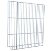 A metal wire Right Shelf rack with a rectangular shape, featuring evenly spaced bars in a grid pattern. The rack is coated in a smooth, white finish and appears ideal for storage or shelving, compatible with Empura Refrigeration units and Empura Parts.