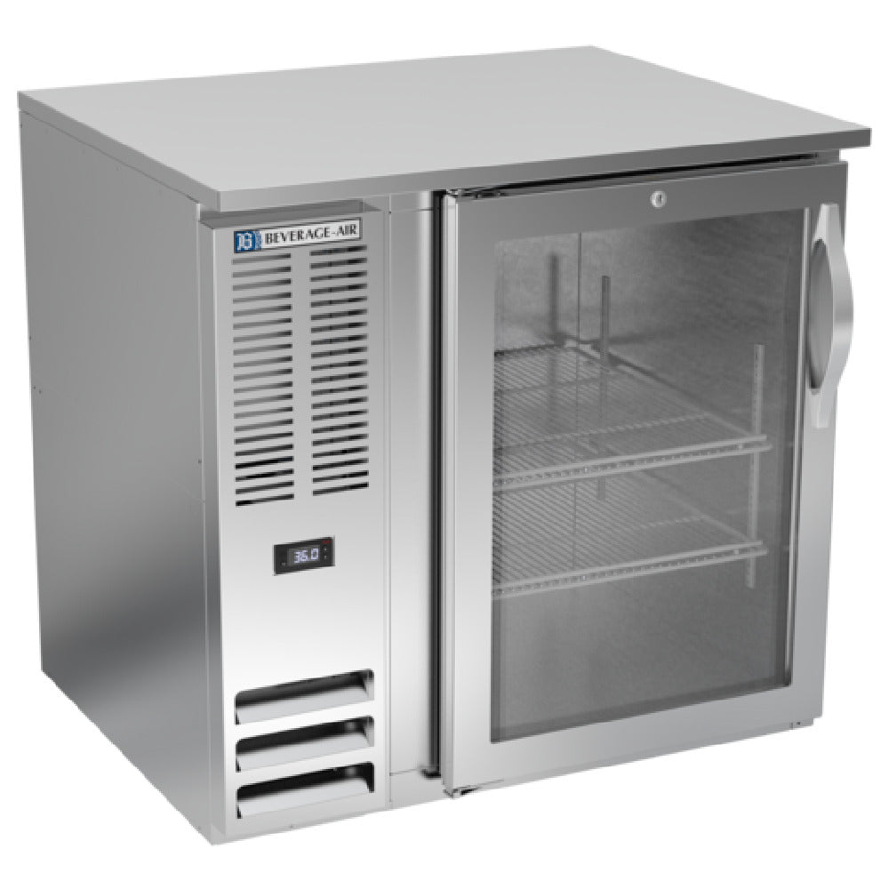 Beverage Air BB36HC-1-G-S - Refrigerated Back Bar Storage Cabinet, One-section, 36"W