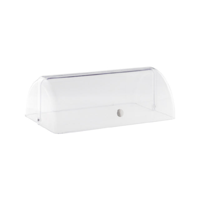 FOH BCV014CLT18 Smart Buffet Ware® Domino Rolling Cover 22.75" X 14" Clear