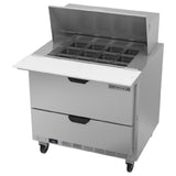 Beverage Air SPED36HC-12M-2 Mega Top Refrigerated Counter One-section 36"W