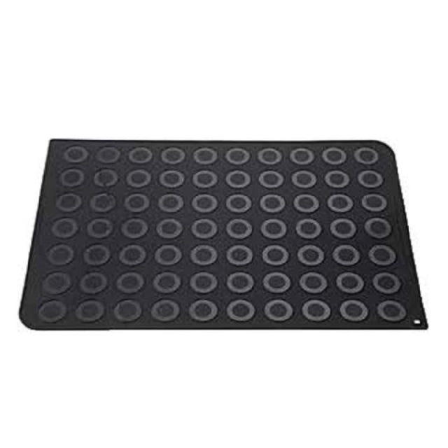 JB Prince MA205 Silicone Macaron Baking Sheet 12"W X 6"D X 2"H (70) Forms