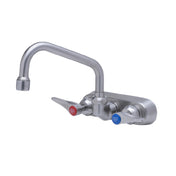 T&S Brass S-1115-CR EverSteel Workboard Faucet 4” Wall Mount Mixing Faucet With Body