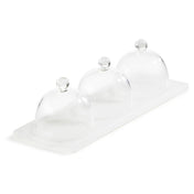 Revol 411646 (116465) Cloche & Base Set (SHIPS FROM FRANCE) 9-3/4"W X 3-1/2"D X 3"H