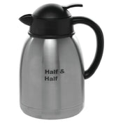 Hubert 98047 - Decanter, "Half & Half" Imprinted, 1-1/2 Liter