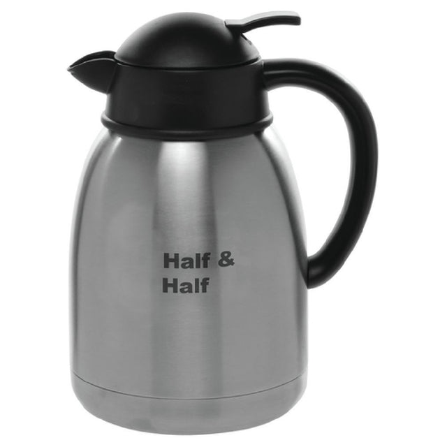 Hubert 98047 - Decanter, "Half & Half" Imprinted, 1-1/2 Liter