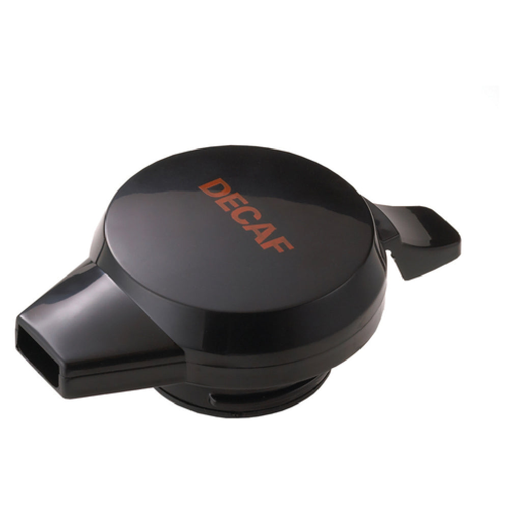 Service Ideas NGLWBLD Welded Push Button Server Lid With Decaf Imprint For Thermo-Serv™