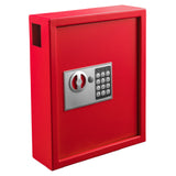 Alpine Industries ADI680-40-RED Key Cabinet 40 Key Capacity Digital Lock