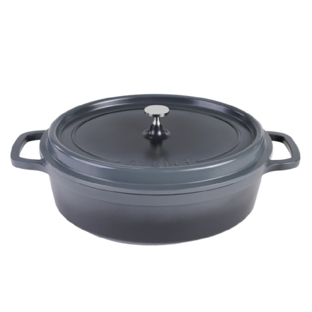 Steelite AP352912 Roaster With SS Knob 8.0 Qt 17.785" X 12.25" X 6.75"