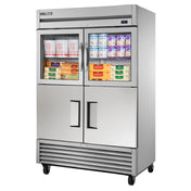 True Refrigeration T-49-2-G-2-HC~FGD01 Refrigerator Reach-in Two-section