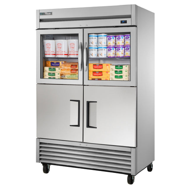 True Refrigeration T-49-2-G-2-HC~FGD01 Refrigerator Reach-in Two-section
