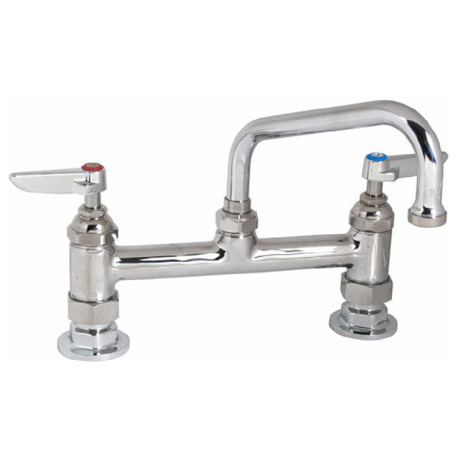 T&S Brass 0222M Faucet 8"deck 6"spt Leadfree