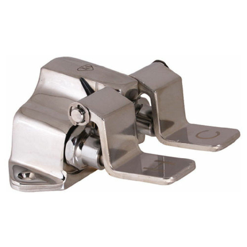 T&S Brass B0502 Valve Pedal H&c Floor Leadfree