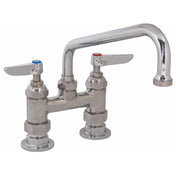 T&S Brass 0227M Faucet 4"deck 8"spt Leadfree