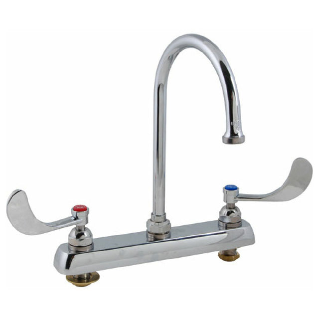T&S Brass -1142-04 Faucet 8"dk Gsnk Wrstbld Handle
