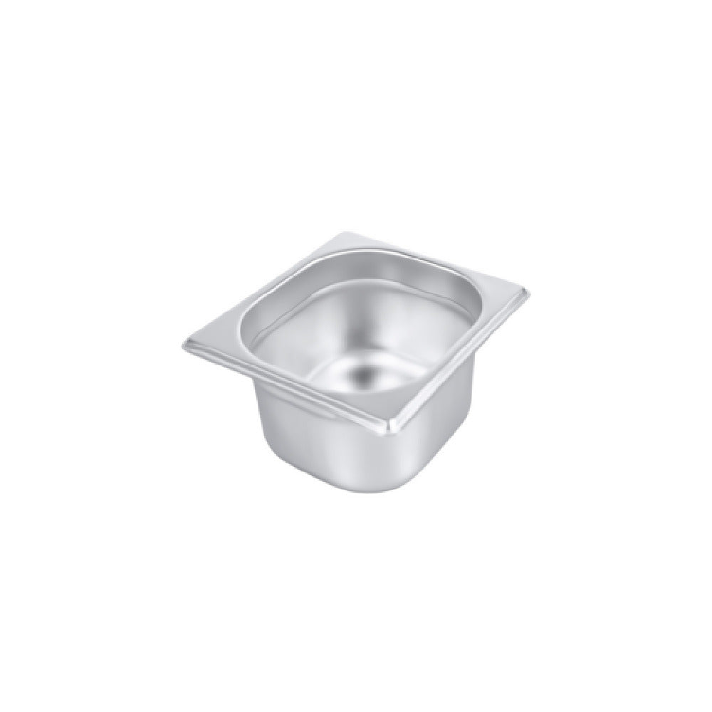CAC China STPS-22-4 Steam Pan 1/6-size 4" Deep