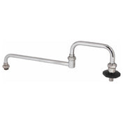 T&S Brass TSR Spout 18"dbl W/nzzle Leadfree