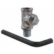 T&S Brass -TEE-RGD Tee Rigid Chrome Leadfree