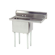 Advance Tabco FE-1-1824-24R-X Special Value Fabricated Sink 1-compartment 24" Right Drainboard