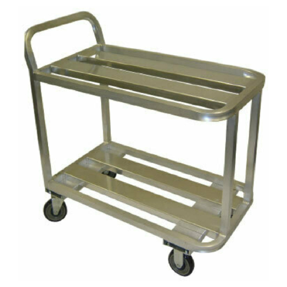 Winholt ALUC-2-2036-36H Stocking Utility Cart (2) Shelves Open Base