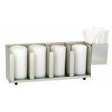 Dispense-Rite CTLD-19A - Lid/Cup Organizer, Adjustable, 4 Section