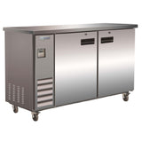 Empura E-KBB60-2-24-S - Back Bar Cooler, 2 Swing Solid Doors, 61"W X 24 7/16"D X 41 3/4"H