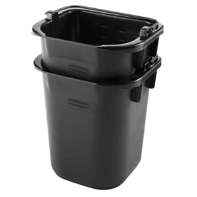 Rubbermaid 1857378 Executive 5 Quart Pail Heavy Duty Black
