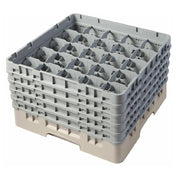 Cambro 25S958184 Camrack® Glass Rack With (5) Soft Gray Extenders Full Size