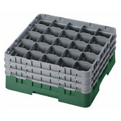 Cambro 25S738119 Camrack® Glass Rack With (3) Soft Gray Extenders Full Size