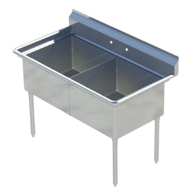 Sapphire Manufacturing SMS1216-2 Sink 2-compartment 29"W X 21-1/2"D X 44-1/4"H Overall Size