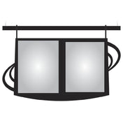 Hubert 83334 - Menu Board, 2-pocket, Hanging