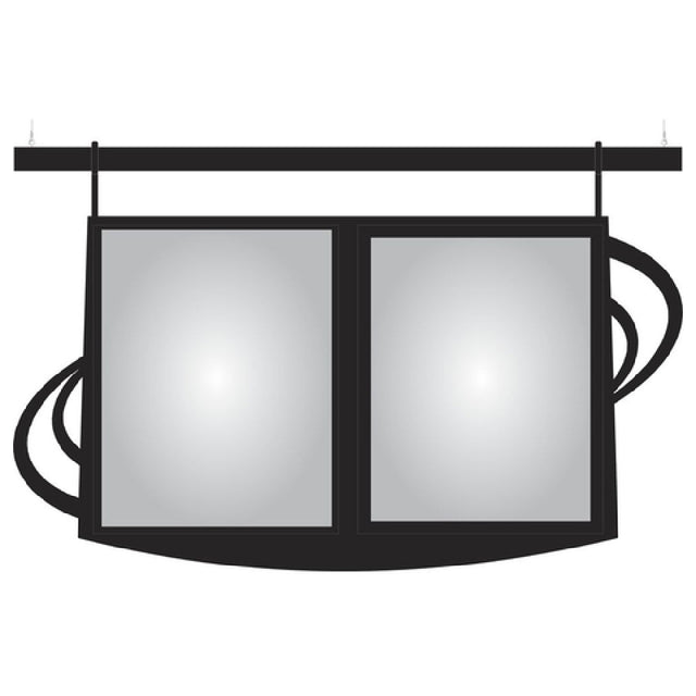 Hubert 83334 - Menu Board, 2-pocket, Hanging