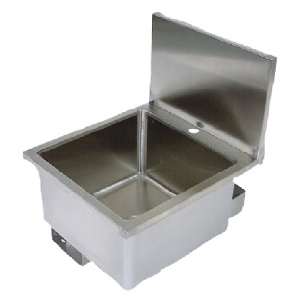 John Boos PBHS-W-1616-X Pro-Bowl Hand Sink Wall Mount 16"W X 16" Front-to-back X 10" Deep Bowl