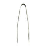 A pair of Holden Collection Tongs stands upright with curved tops forming an arch and tips facing downward. The stainless steel tongs have slightly apart arms, creating a narrow gap, set against a plain white background.