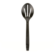 AllPoints 11744 9" Slotted Black Serving Case Of 100