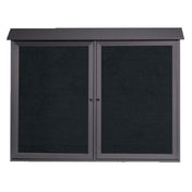 Aarco PLD4052-2L-4 Message Center 52"W X 40"H Wall Mounted