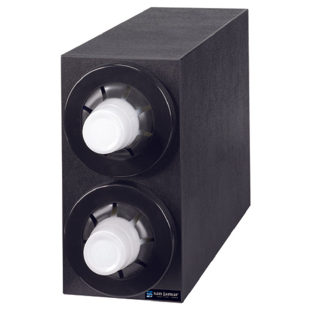 San Jamar C2952BK Sentry™ Beverage Cabinet 7-3/4"L X 23-3/4"W X 15-1/8"H Contains (2) Cup Dispensers (C5450C)