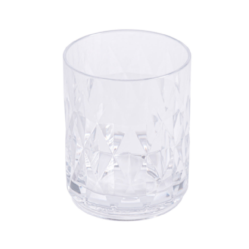 GET Enterprises DM-14R-CL Fitzgerald Double Rocks 14 Oz. (14.75 Oz. Rim-Full) 3.35" Dia. X 4.17"H