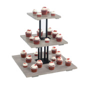 Cal Mil 3428-110 Aspen 3 Tier Display 20.75" W X 20.75" D X 20" H