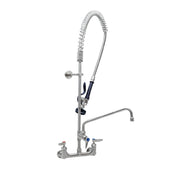 T&S Brass S-0133-12-CR-B EverSteel 8” Wall Mount Mixing Faucet With Body Add-on Faucet