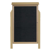 Aarco PLD5438LDPP-8 Message Center 38"W X 54"H Freestanding
